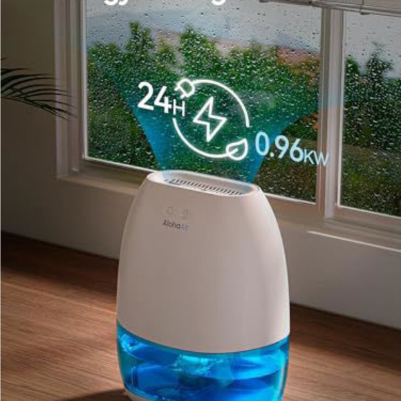 AlohaAir White & Blue Humidifier - Picture 3 of 5